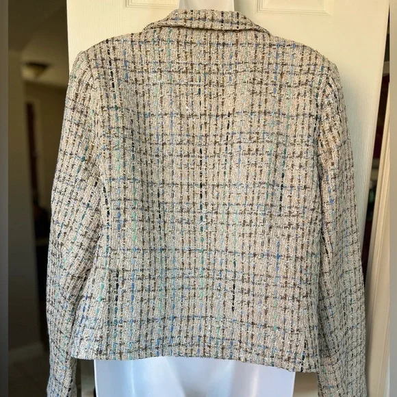 Women’s Six/Fifty - Katy Tweed Textured Blazer - Picture 6 of 15